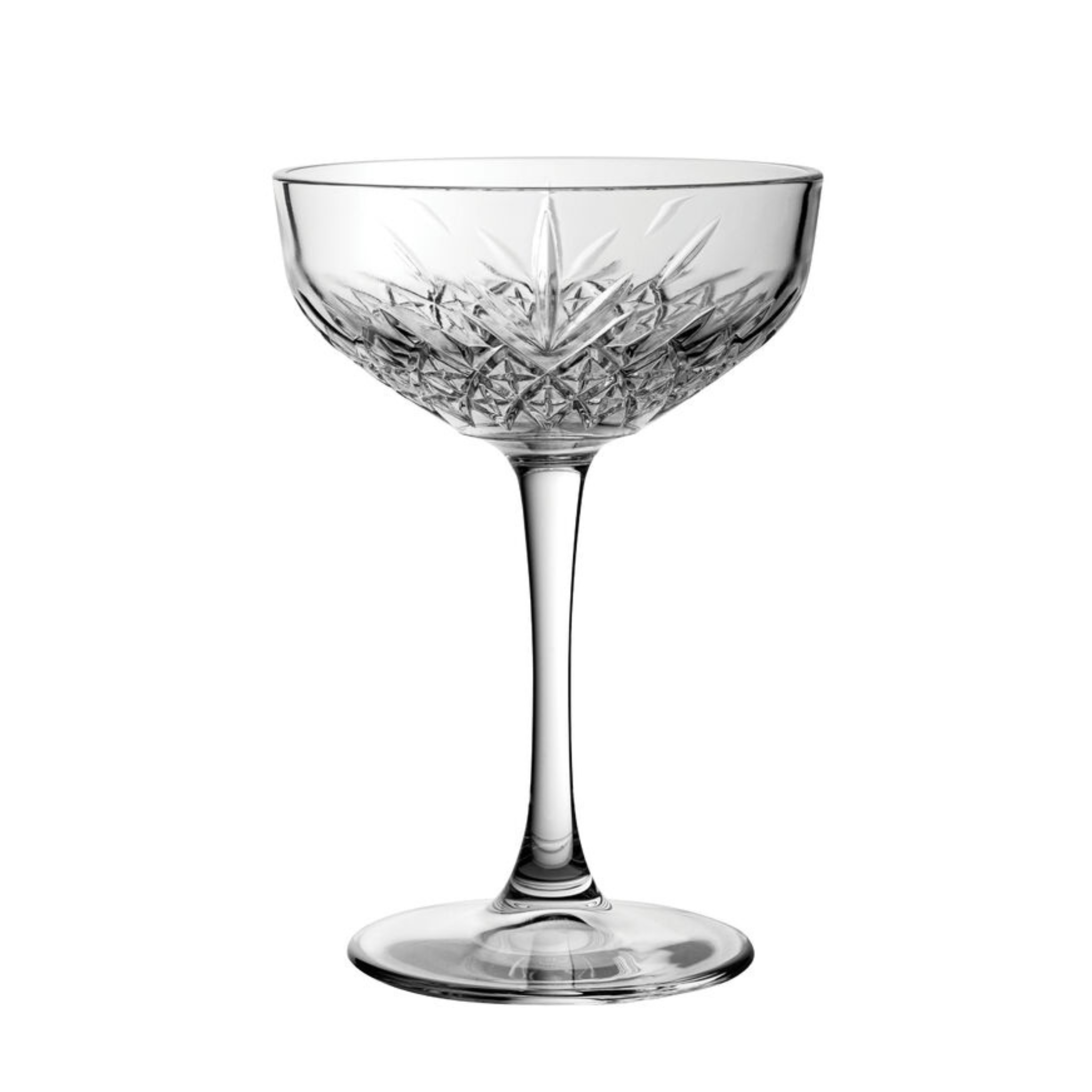 morinel Vintage Coupe Glasses – Set of 2 Elegant Crystal Cocktail Glasses