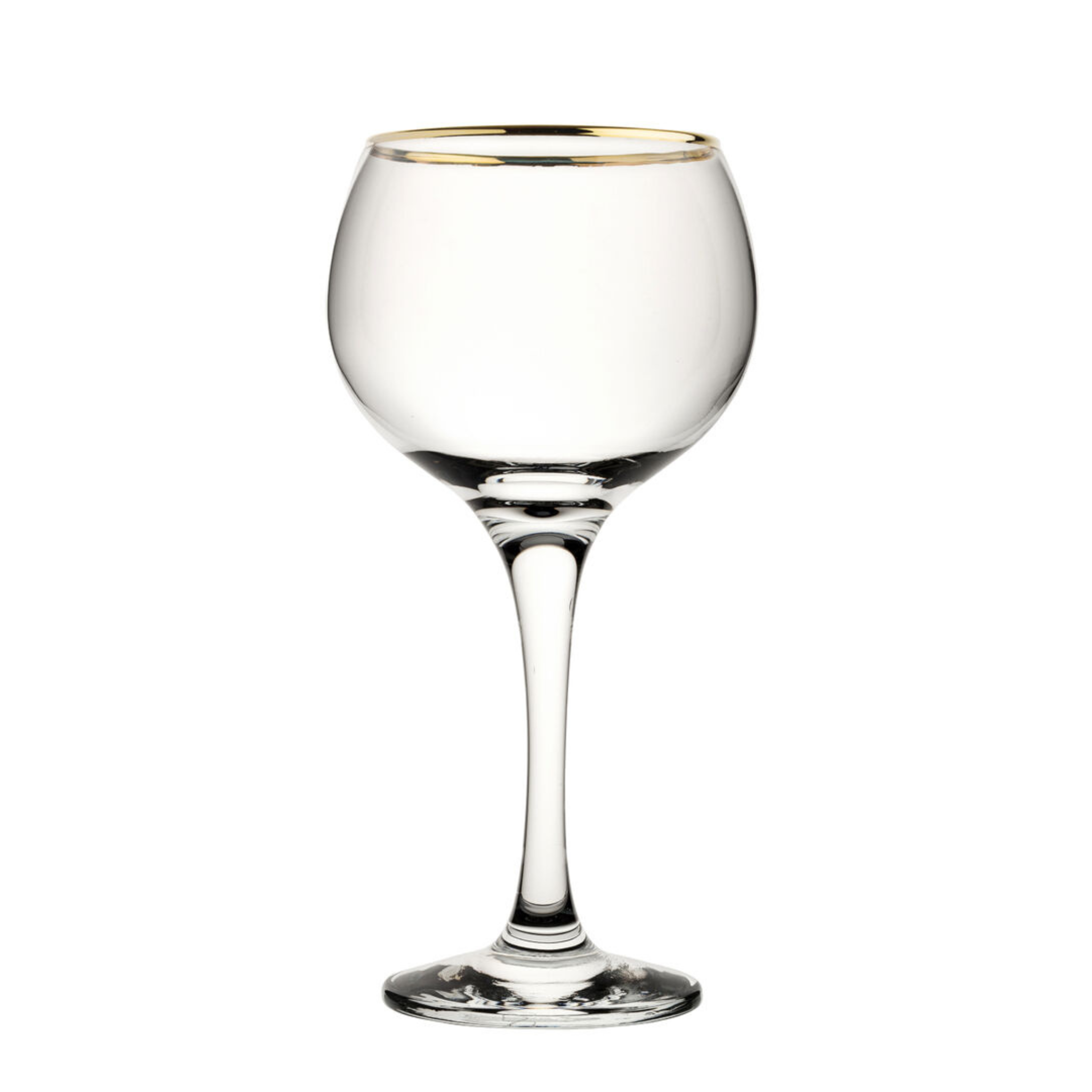 morinel Genever Gold Gin Glasses – Set of 2 Elegant Crystal Tumblers